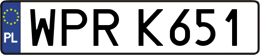 WPRK651