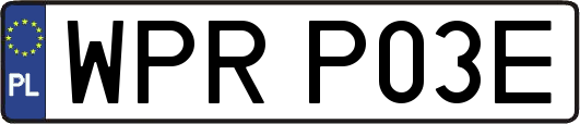 WPRP03E