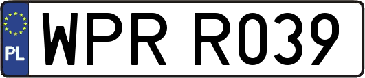 WPRR039
