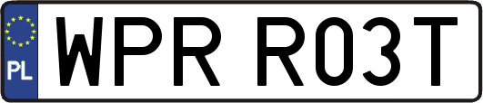 WPRR03T
