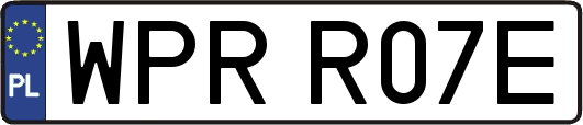 WPRR07E