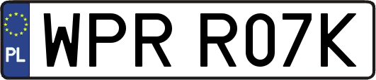 WPRR07K
