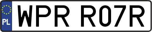 WPRR07R