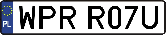 WPRR07U