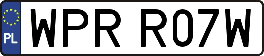 WPRR07W