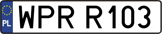 WPRR103