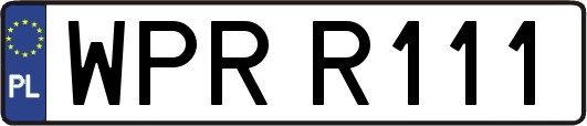 WPRR111