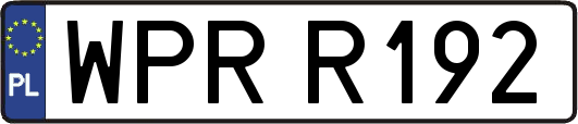 WPRR192