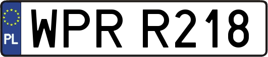 WPRR218