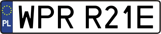 WPRR21E
