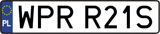 WPRR21S