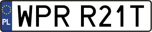 WPRR21T