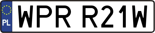 WPRR21W