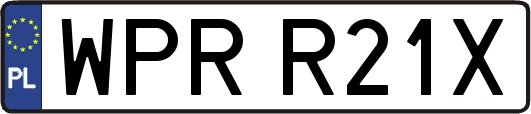 WPRR21X