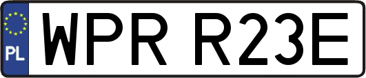 WPRR23E