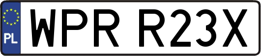 WPRR23X