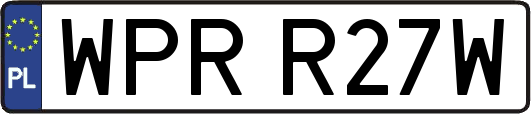 WPRR27W