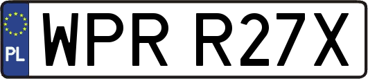 WPRR27X