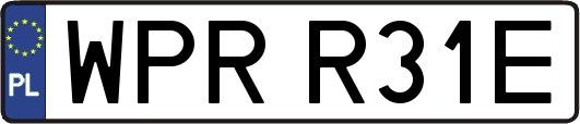 WPRR31E