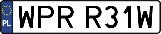 WPRR31W
