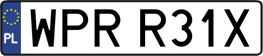 WPRR31X