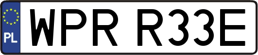 WPRR33E