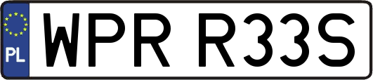 WPRR33S