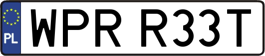 WPRR33T