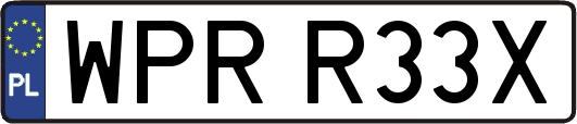 WPRR33X