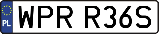 WPRR36S