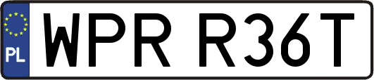WPRR36T