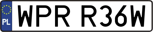 WPRR36W