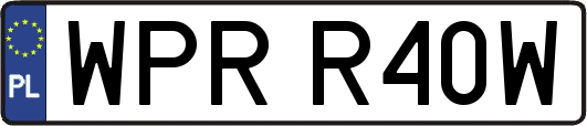 WPRR40W