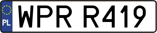 WPRR419