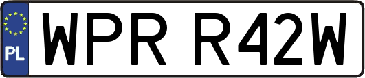 WPRR42W