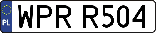 WPRR504
