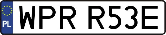 WPRR53E