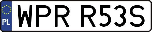WPRR53S