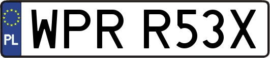 WPRR53X