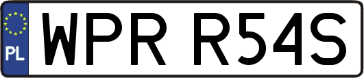 WPRR54S
