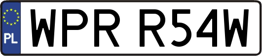 WPRR54W