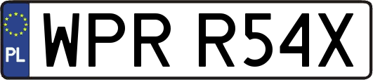 WPRR54X