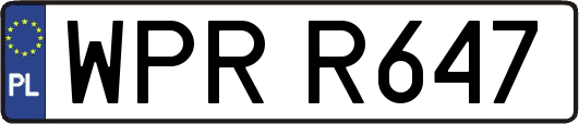 WPRR647