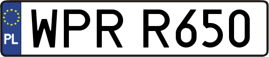 WPRR650