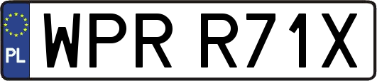 WPRR71X