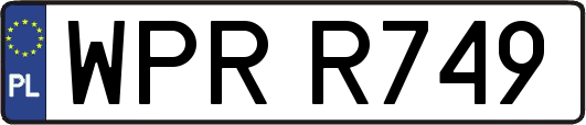 WPRR749
