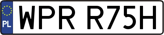 WPRR75H