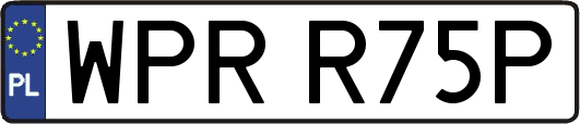 WPRR75P
