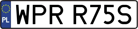 WPRR75S
