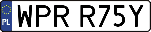 WPRR75Y